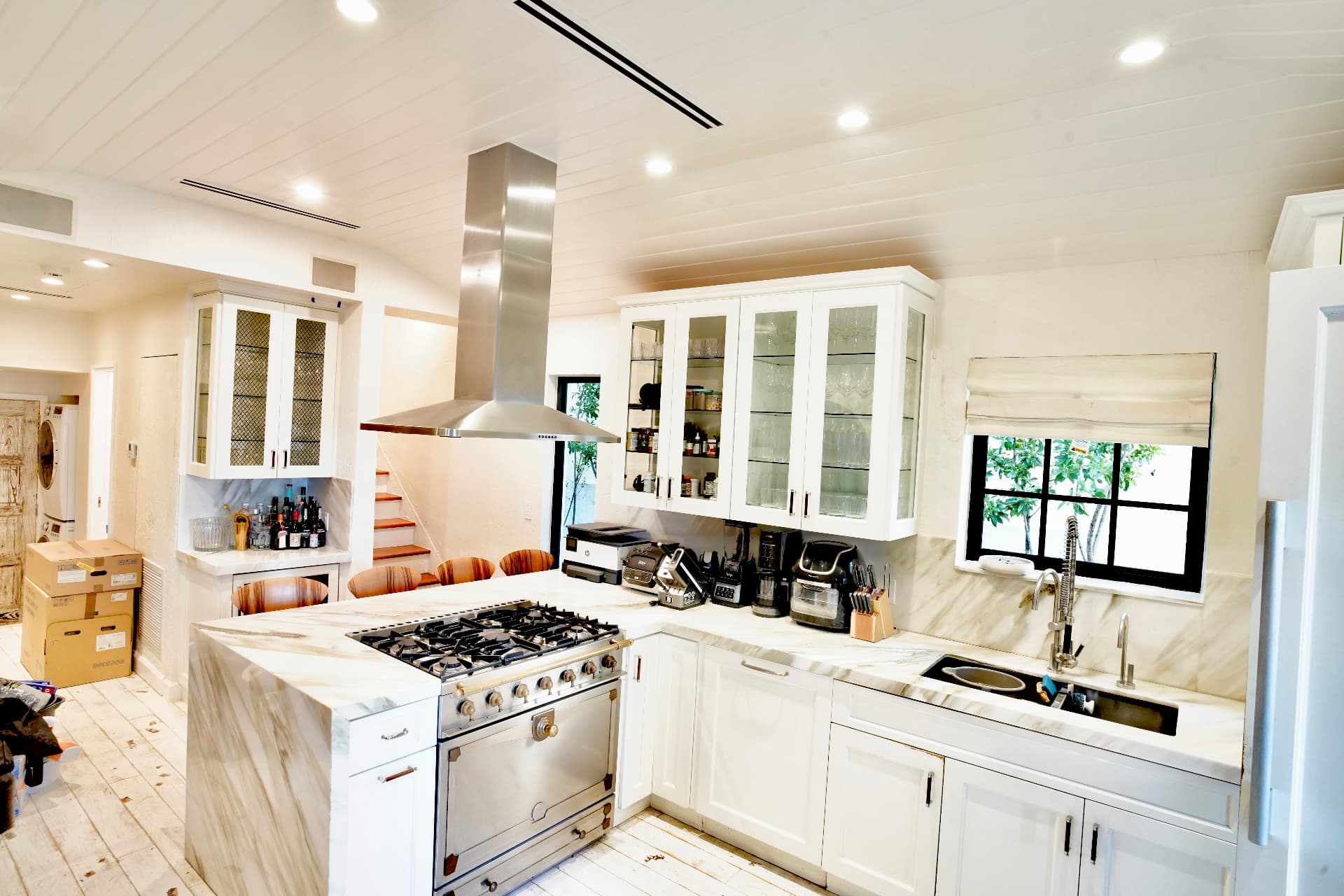 Designer Kitchen Renovation by Milcams Construction in Miami