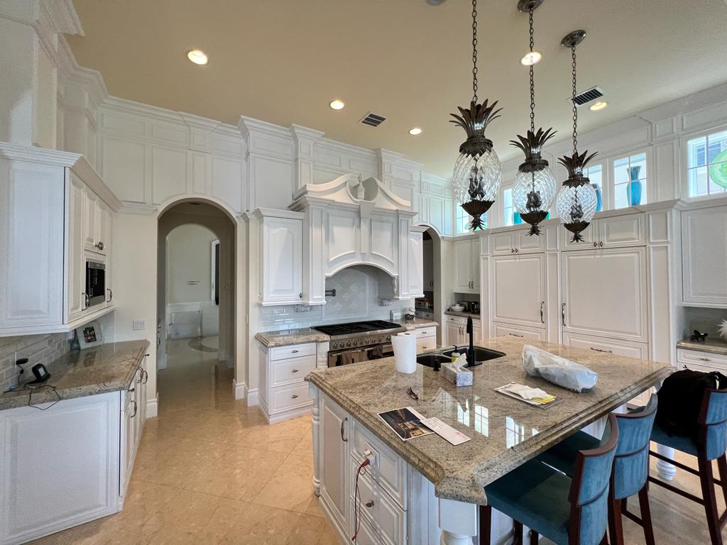 Luxury Estate Kitchen by Milcams Construction in Miami